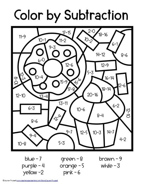 Free Math Color Sheet Resources