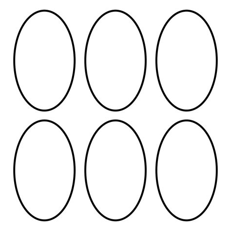 Free Oval Templates