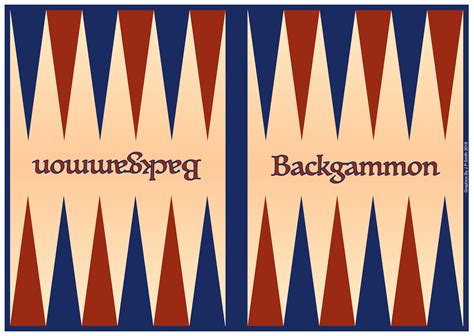 Free Printable Backgammon Board