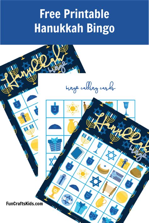 Free Printable Hanukkah Bingo