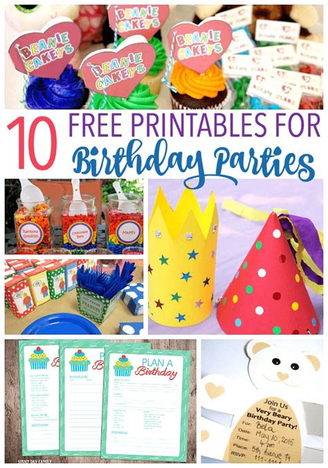 Free Printable Party Decorations