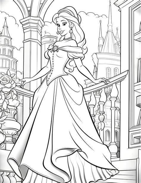 Free Resources for Princess Coloring Pages