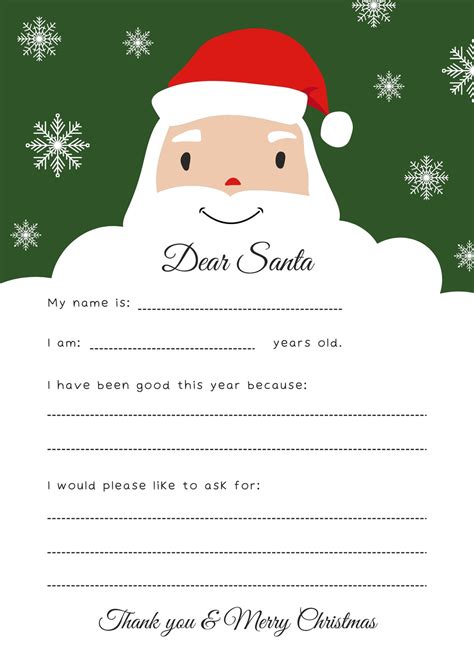 Free Secret Santa Letter Templates