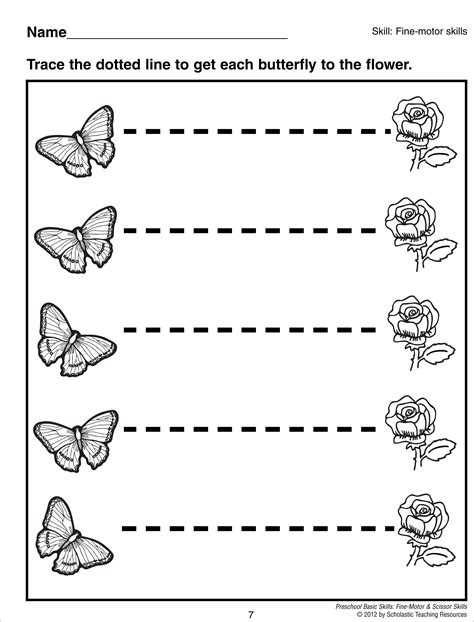 Free Tracing Worksheets