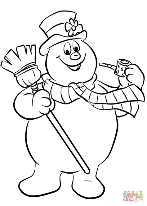 Frosty Coloring Pages Image 5