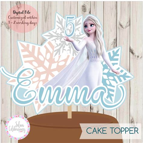 Character cake topper printable