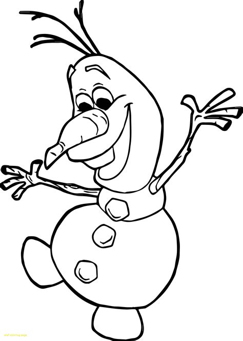 Frozen Colouring Pages For Preschoolers