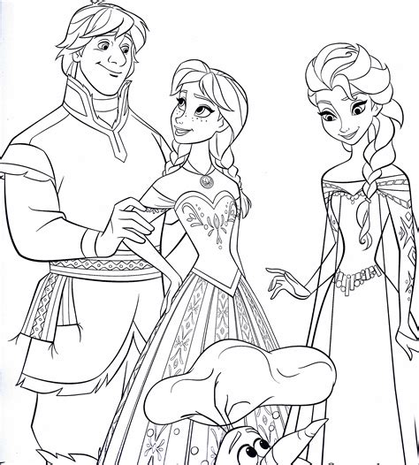 Frozen Colouring Pages Printable Resources