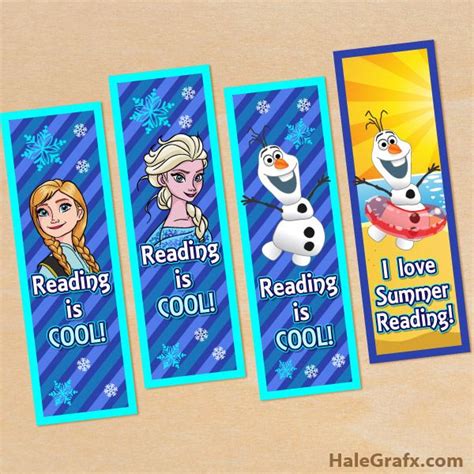 Frozen Disney Bookmarks