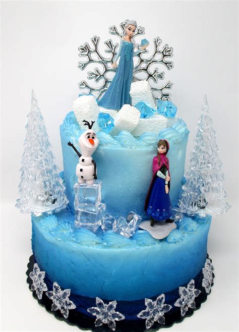 Winter landscape cake topper printable