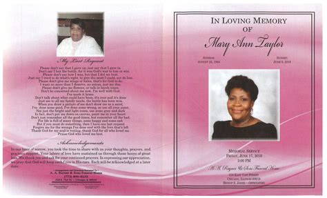 Funeral Home Obituary