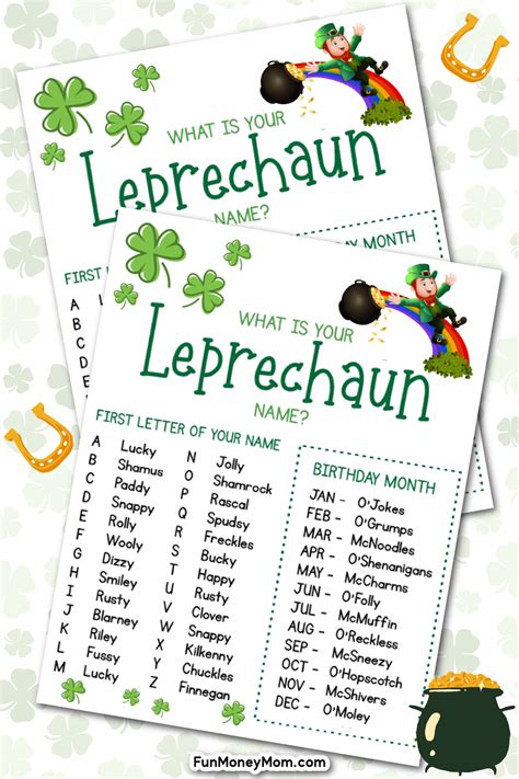 The Future of Leprechaun Name Printables