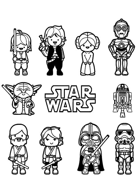 Gallery of Star Wars Coloring Pages