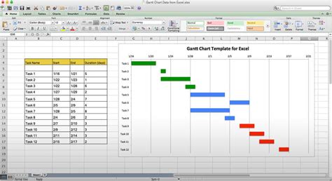 Gantt Chart Template Excel