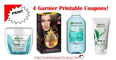 Garnier Coupon Printable Code