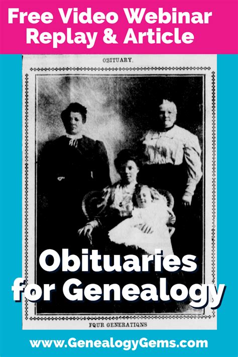 Genealogical Obituaries