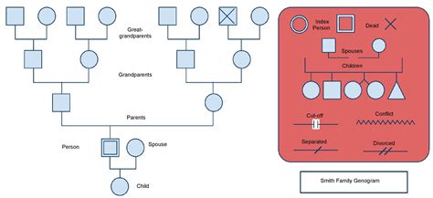 Description of Genogram Template 1