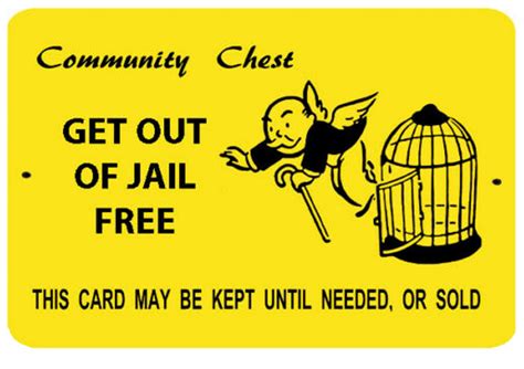 Get Out of Jail Free Card Template Example