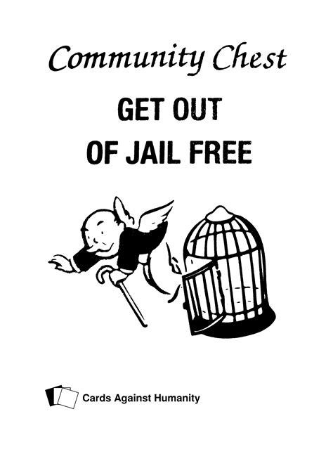 Get Out of Jail Free Card for Special Occasions