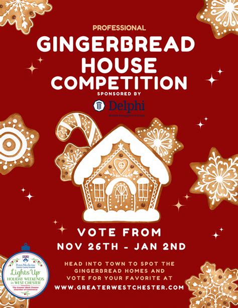 Gingerbread Party Flyer Template