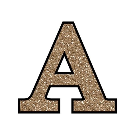 Glitter Alphabet Letters