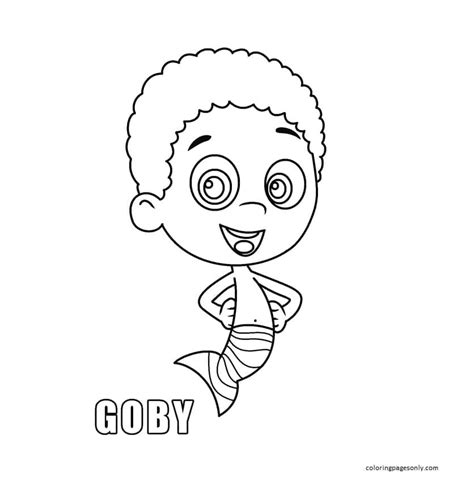 Goby from Bubble Guppies coloring page