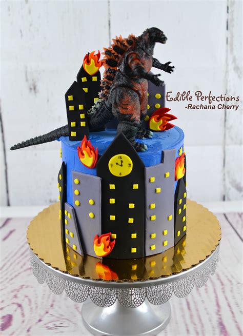 Godzilla Cake Design Ideas