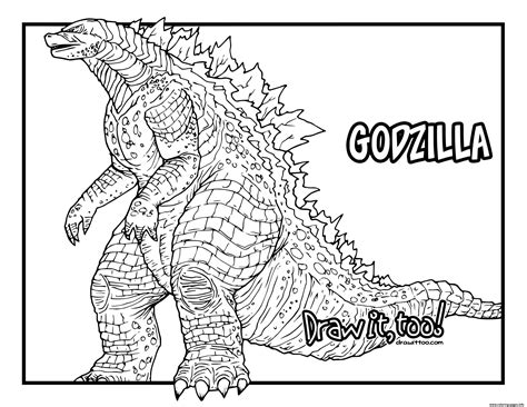 Godzilla Coloring Pages