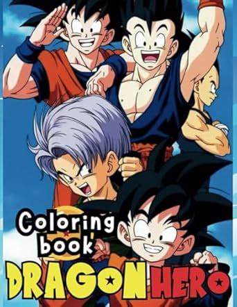 Goku with his friends coloring page