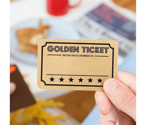 Golden Ticket Game Idea