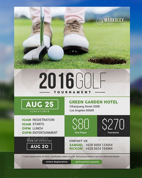 Golf Outing Flyer Example 4