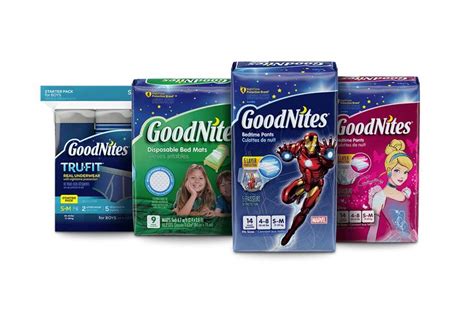 Goodnites Products for Bedwetting