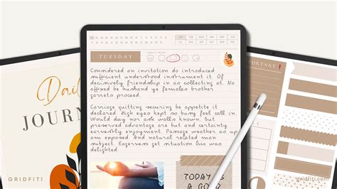 Goodnotes Template Ideas