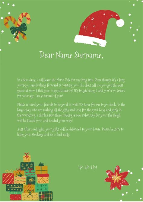 Google Docs Christmas Template