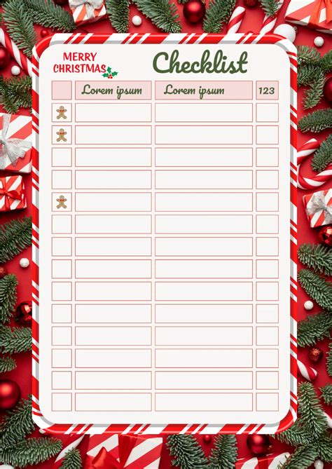 Google Docs Christmas Template Ideas