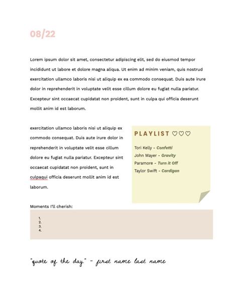 Google Docs Template 2