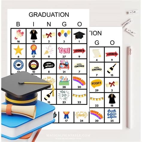 Graduation Bingo Variations