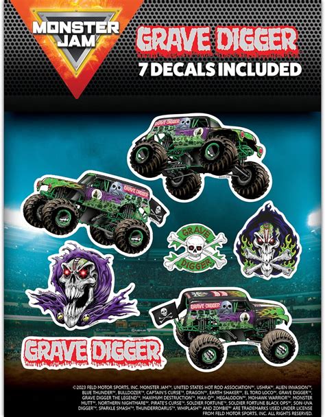 Grave Digger Decals History