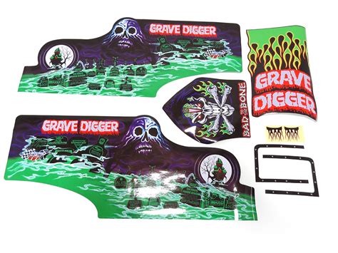 Grave Digger Logo Decals