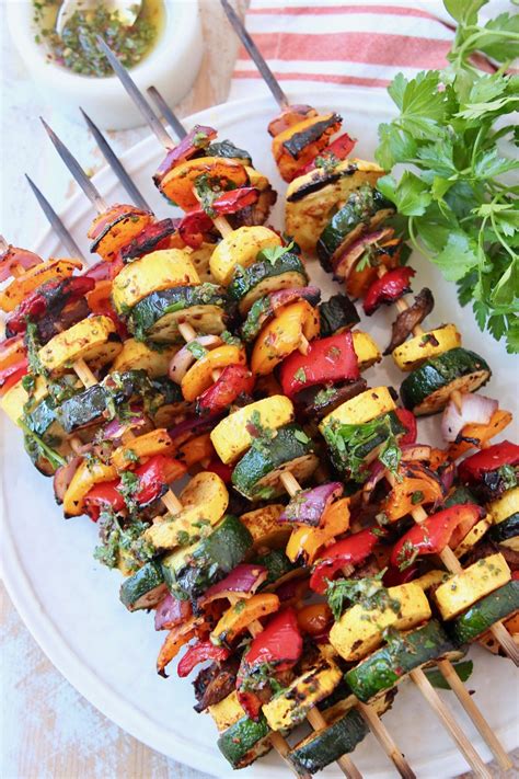 Grilled Vegetable Skewers