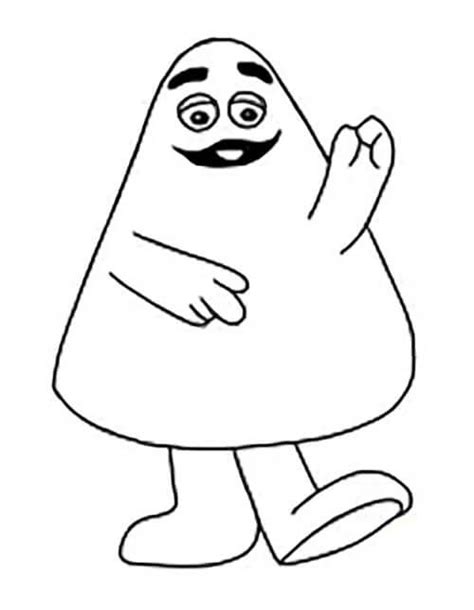 Grimace Coloring Page Printable