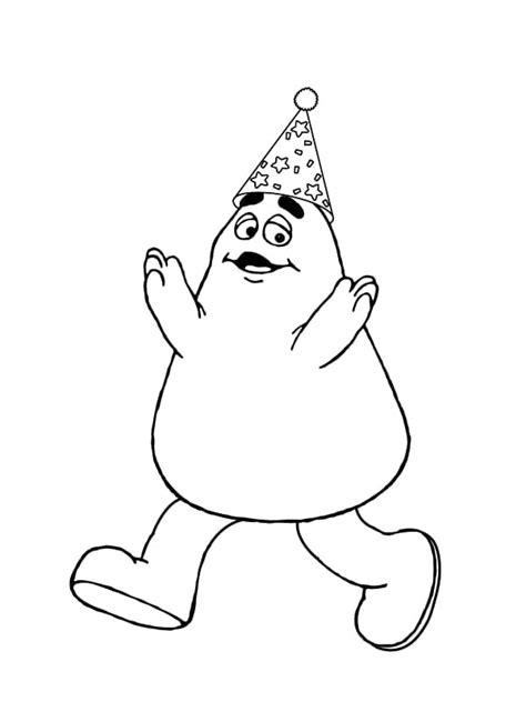 Grimace Coloring Page Printable