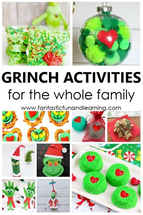 Grinch Template Printable Activities