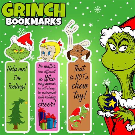 Grinch Bookmark Example 5