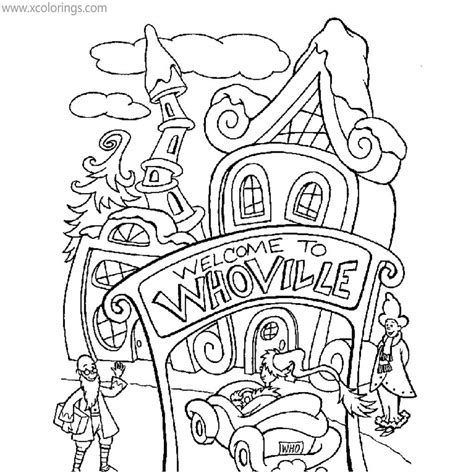 Grinch Coloring Pages for Kids