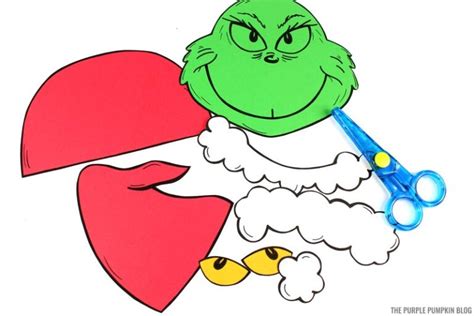 Grinch Cut Outs Printable Templates for Educational Purposes