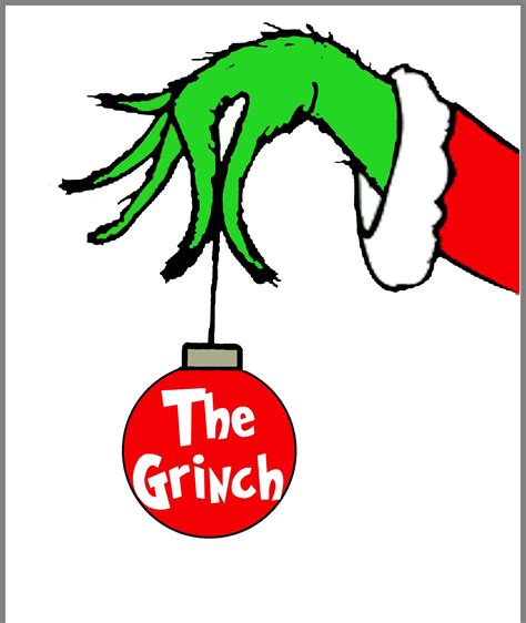 Grinch Decoration Templates