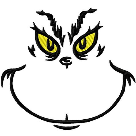 Grinch Face Template Image 5