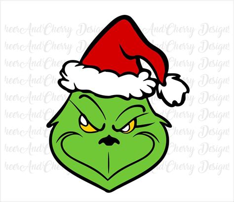 Grinch Face Template Image 8