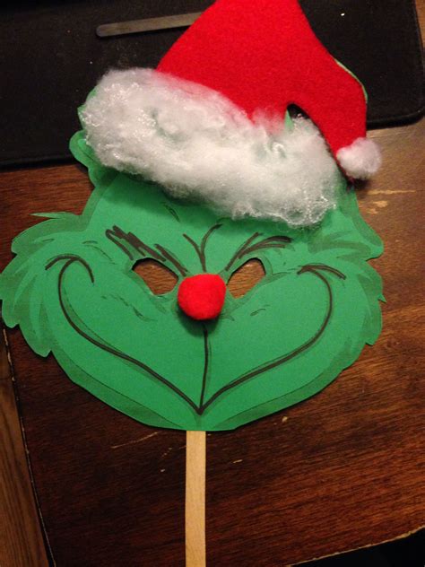 Grinch Mask Craft